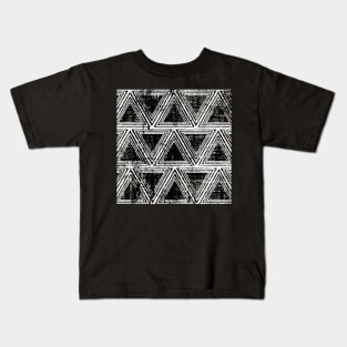 Geometric Grunge Kids T-Shirt